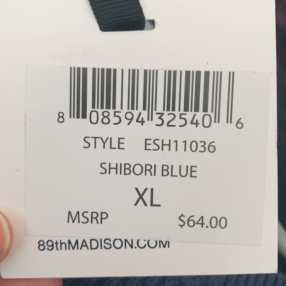 Blue v-neck sweater - Picture 5 of 5